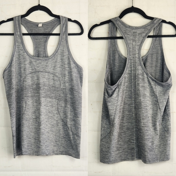 Lululemon Running Seamless Swiftly Tech Racerback Slate Gray 10 - Picture 1 of 14